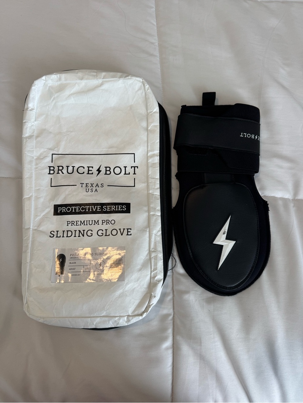 Bruce Bolt Men's Black Sliding Glove - Premium Pro Protective Series